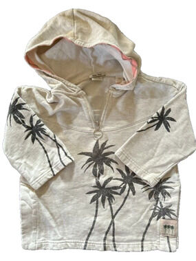 Scotch & Soda Girls Sweatshirt Hula Palm Trees Size 8